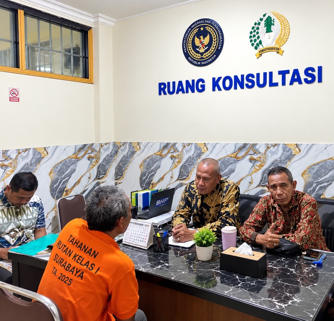 Rutan Kelas I Surabaya dan LBH LACAK Perkuat Kolaborasi Bantuan Hukum bagi Tahanan