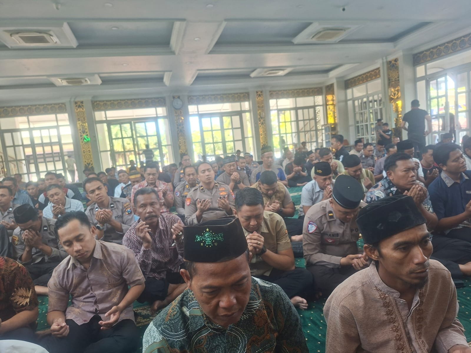 Polresta Sidoarjo dan Warga Gelar Doa Bersama untuk Kesembuhan Santri Ponpes Manbaul Hikam