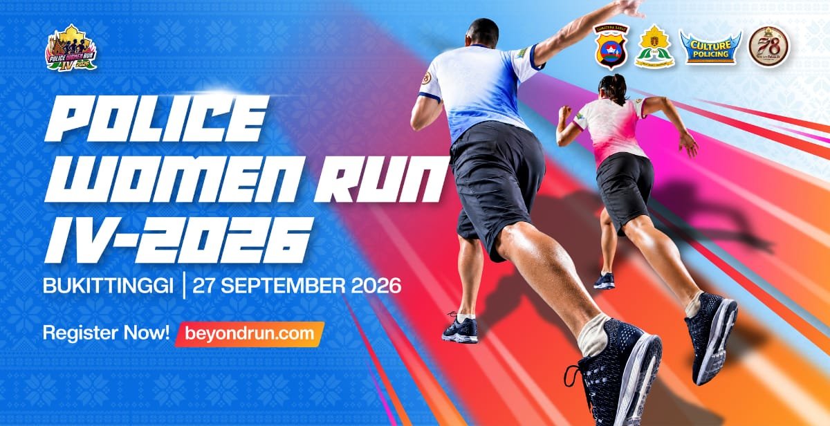 Police Women Run IV Digelar di Kota Sejarah Polwan, 3.500 Pelari Siap Ramaikan Bukittinggi