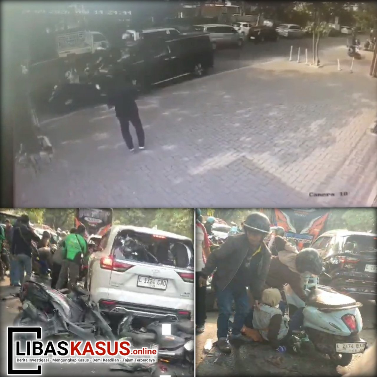 Alphard Tabrak 11 Motor dan 3 Mobil di Menur Pumpungan Surabaya, Sopir Diamankan Polisi