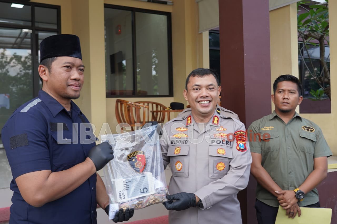 Tak Sampai 24 Jam, Satreskrim Polres Bangkalan Ringkus Pelaku Jambret Perhiasan Emas Senilai Rp1,4 Miliar di Modung